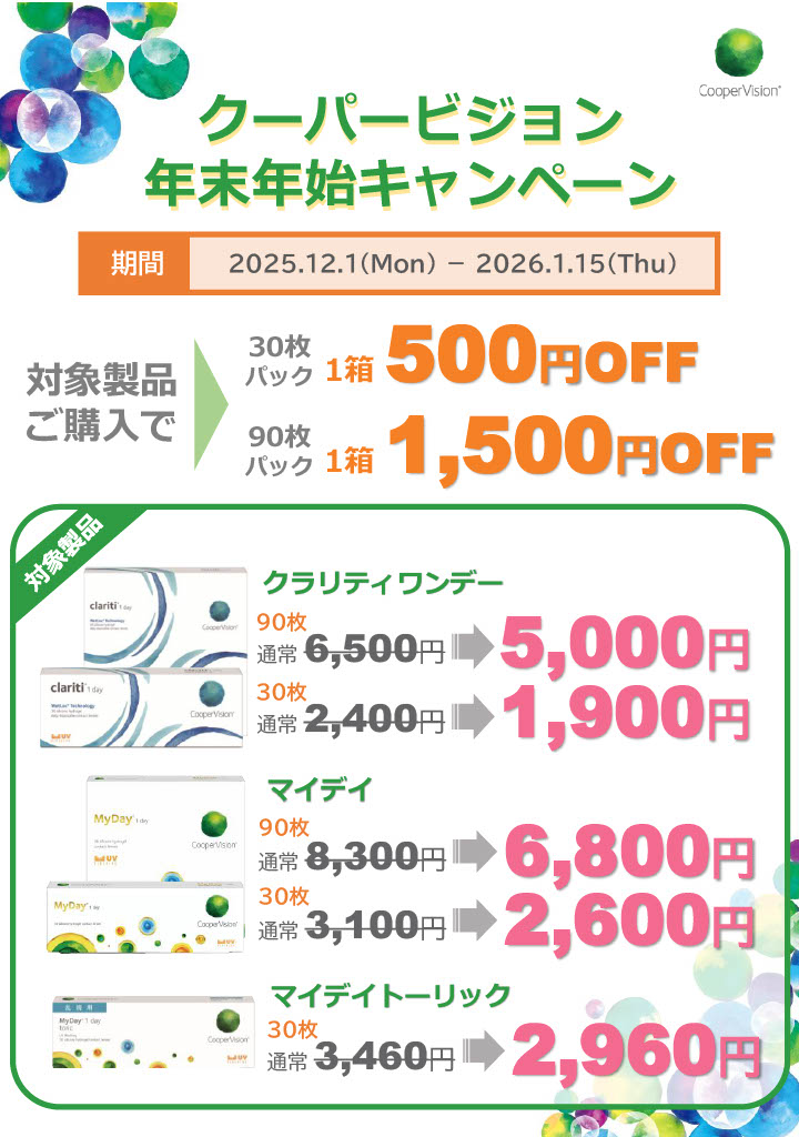 クーパー年末年始